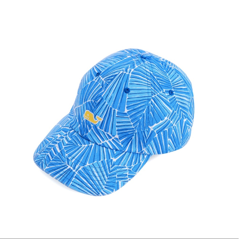 Vineyard Vines Abstract Leaf Print Baseball Cap